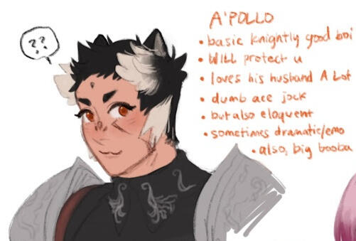 bust drawing of apollo