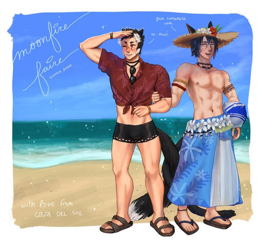 apollo and shen'a at moonfire faire