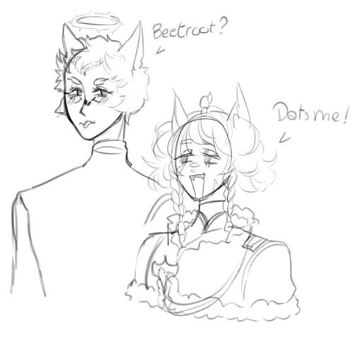 apollo and "beetroot juice" - art by lady