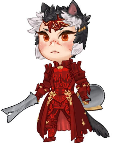 apollo in his ARR armor, as a mammet