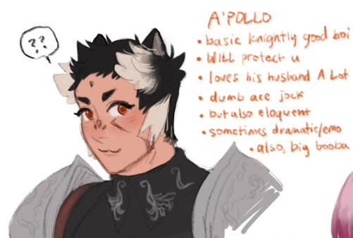bust drawing of a'pollo