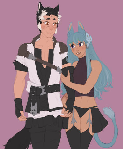 apollo, age 18, with his then-girlfriend A’sali.