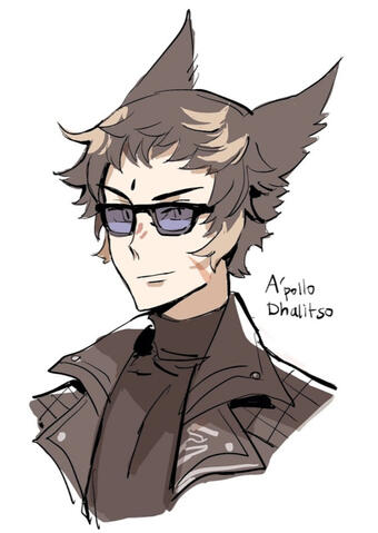 cool apollo - art by aglovale_dong